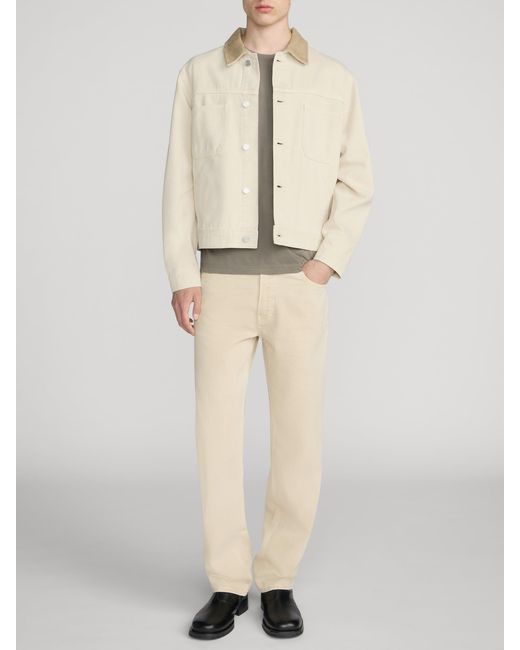 FRAME White Canvas Utility Jacket for men