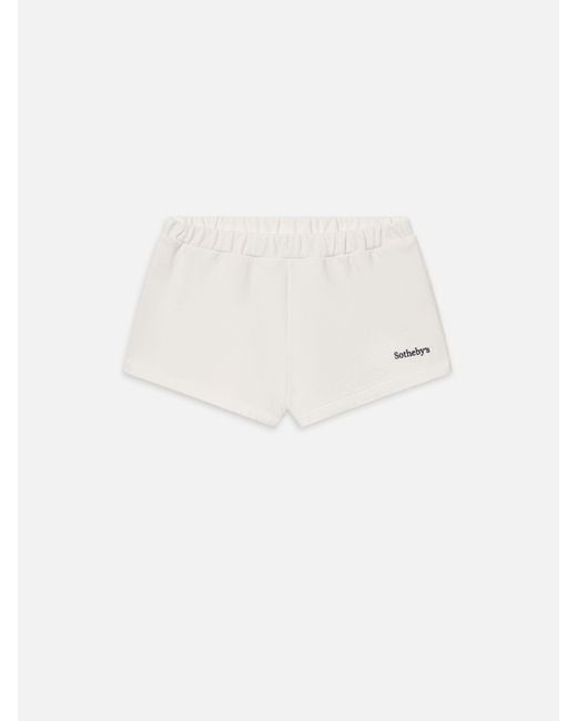 FRAME White Sotheby's Sweat Short