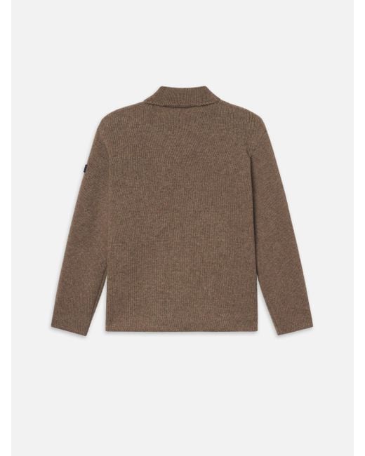 FRAME Brown The Society Archive Zip-up Cardigan Sweater for men
