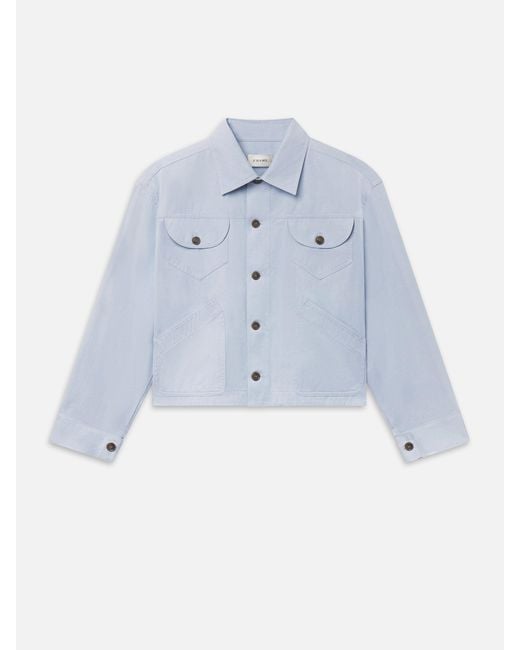 FRAME Blue The Utility Jacket