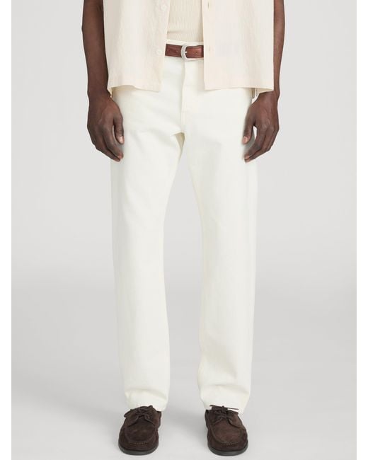 FRAME White The Straight Jean for men