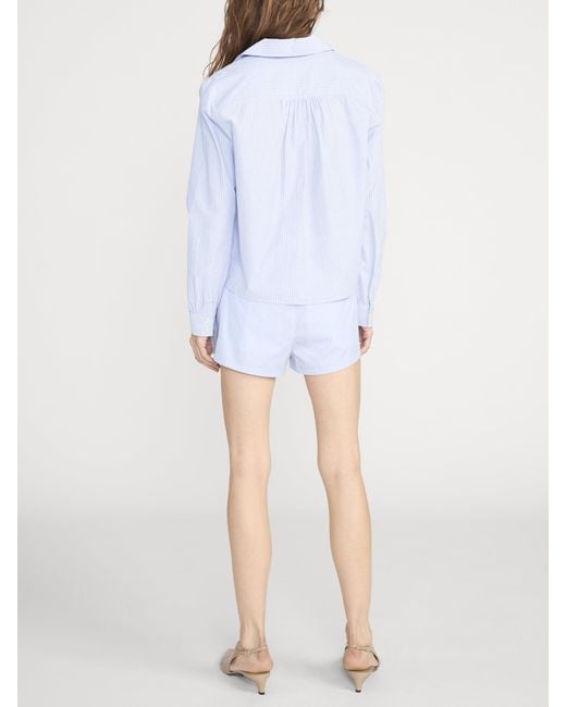 FRAME Blue The Striped Harbor Short