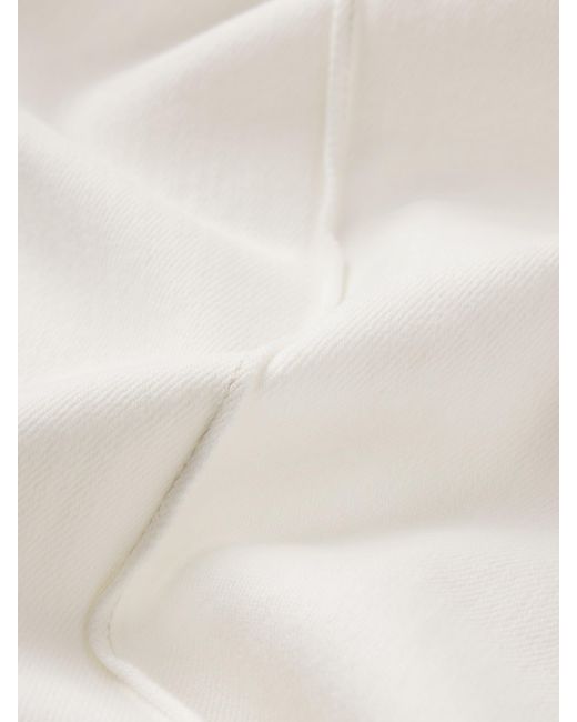 FRAME White Le Slim Palazzo Pintuck Pocket