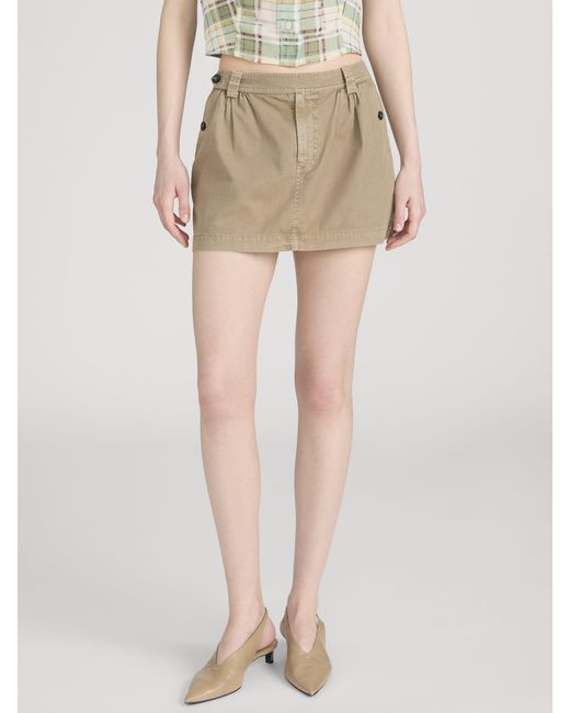 FRAME Natural The Utility Skirt
