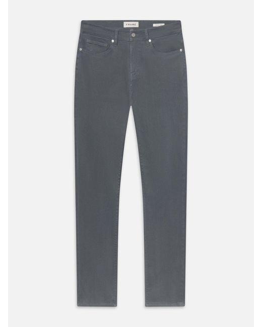 FRAME Gray L'homme Slim Brushed Twill for men
