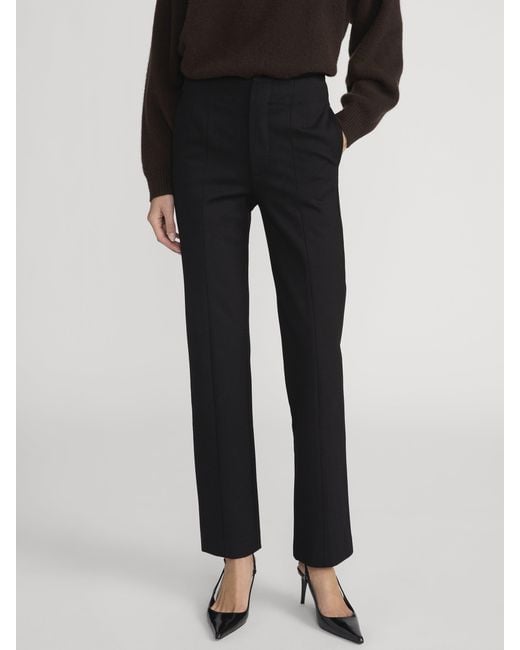 FRAME Black The Sleek Trouser
