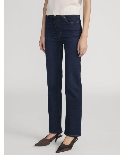 FRAME Blue Le Pixie Sleek Straight