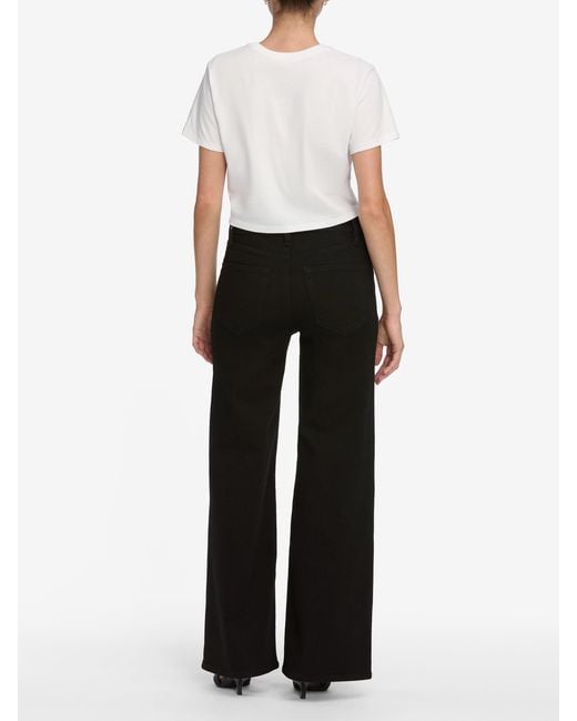 FRAME Black Le Pixie Slim Palazzo