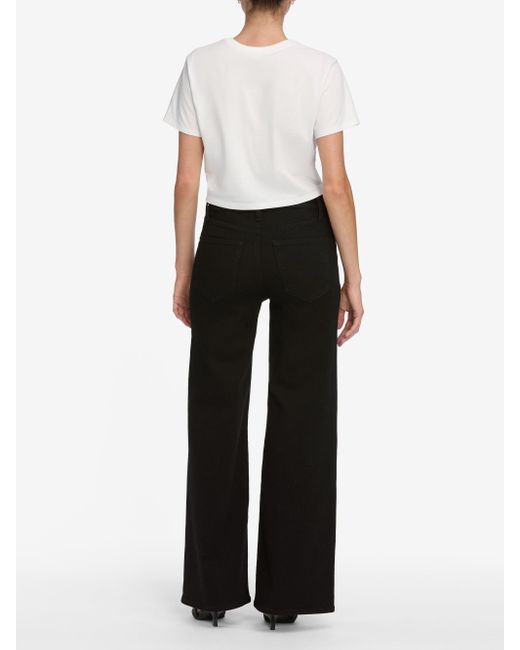 FRAME Black Le Pixie Slim Palazzo