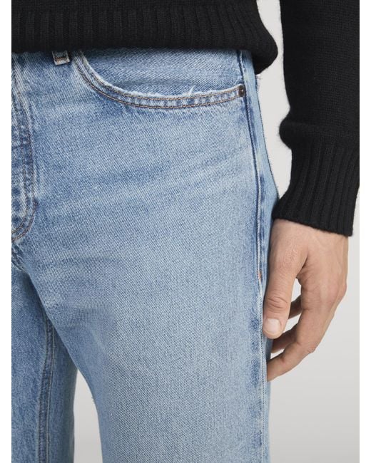 FRAME Blue The Straight Jean for men