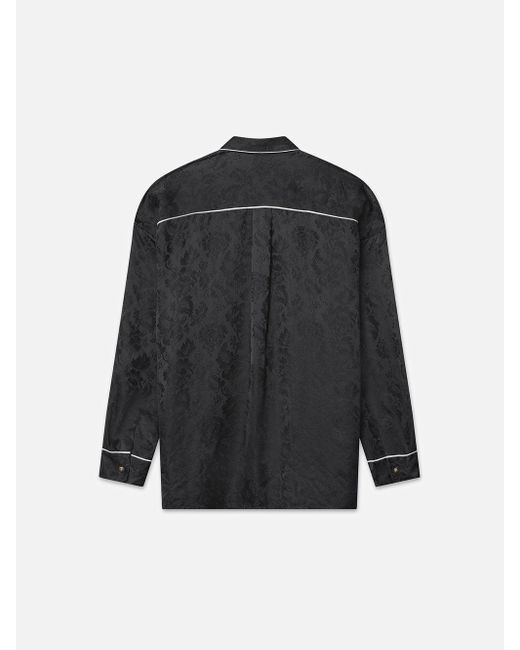 FRAME Black Ritz Pajama Shirt