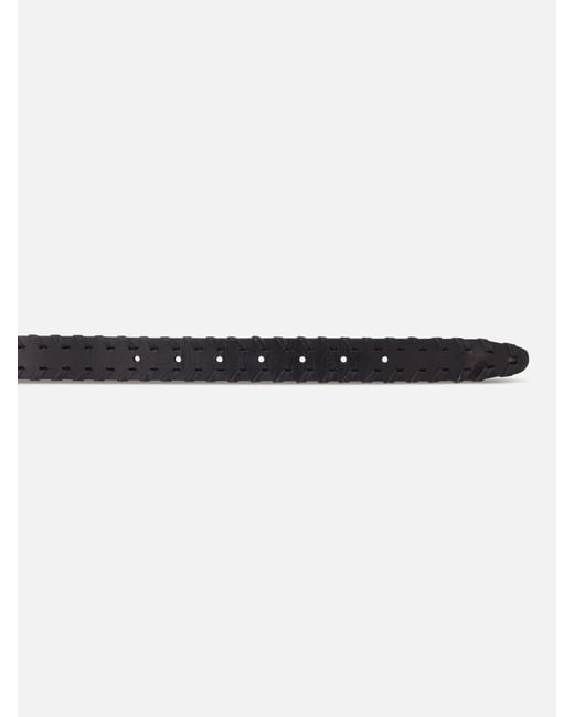 FRAME White The Whipstitch Belt