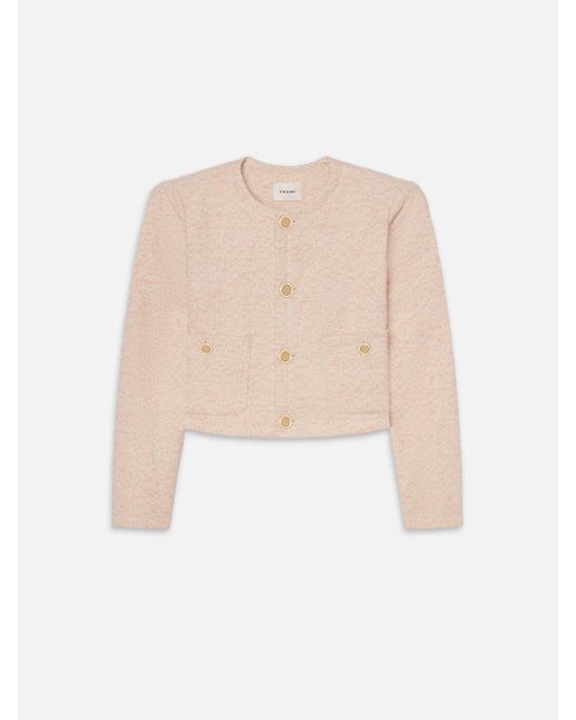 FRAME White The Tweed Jacket