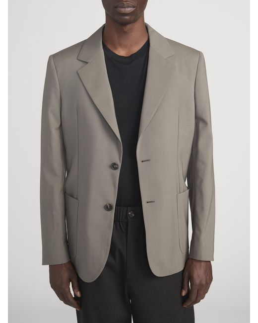 FRAME Gray Unlined Blazer for men