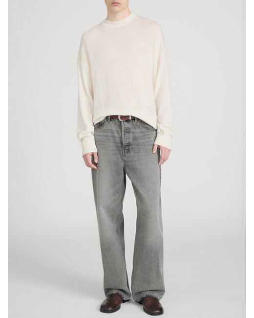 FRAME Gray Baggy Jean for men