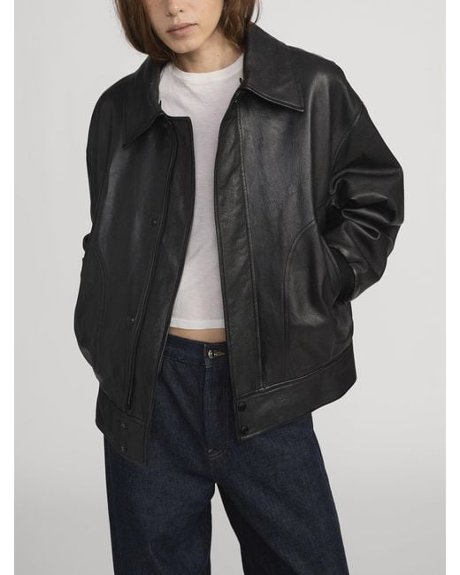 FRAME Black The Nightcap Bomber