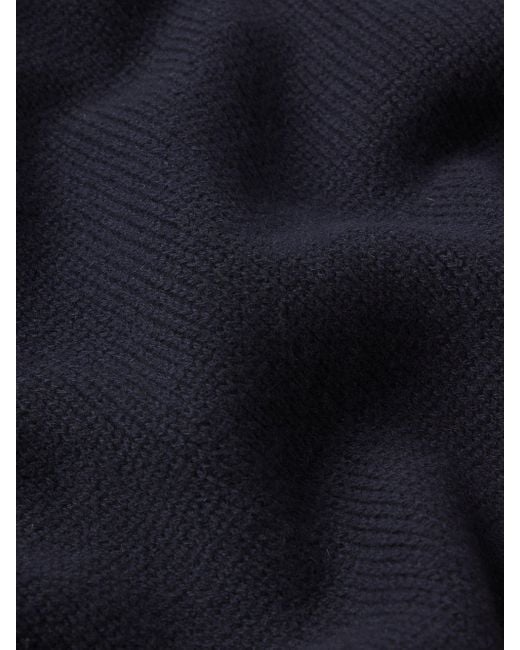 FRAME Blue Sotheby's Cashmere Sweater