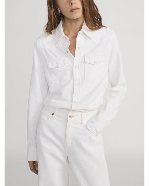 FRAME White The Classic Shirt