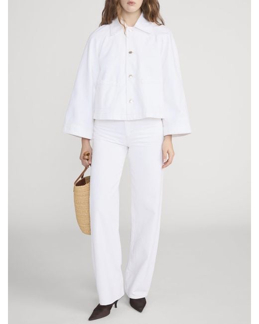 FRAME White The Swing Jacket