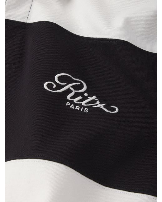 FRAME Black Ritz Rugby Polo Shirt for men