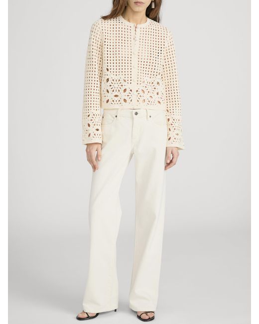 FRAME White The Postcard Cardi