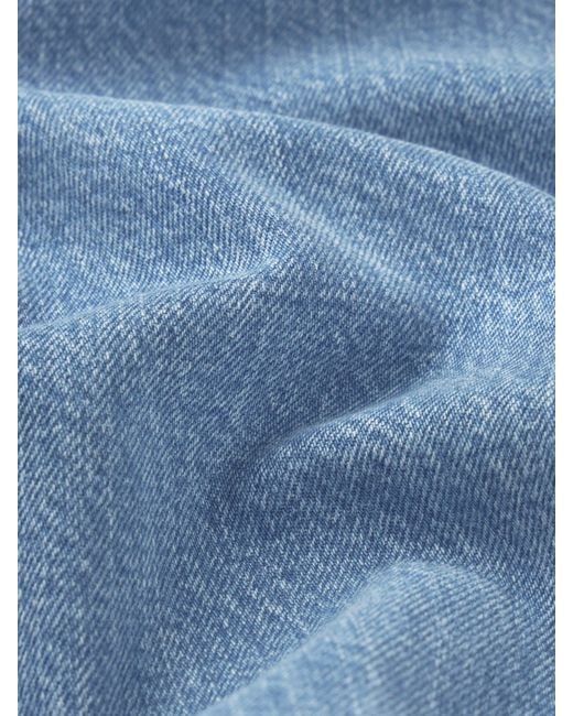 FRAME Blue The Pixie Off Duty Loose