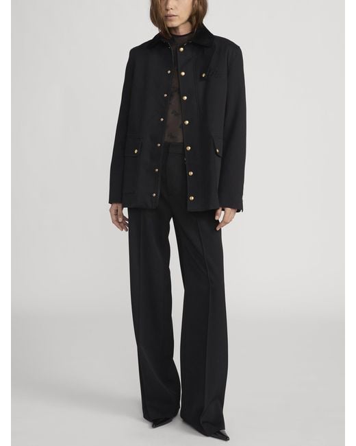 FRAME Black The Ritz Hunting Jacket