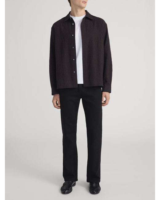FRAME Black Checkered Shirt for men
