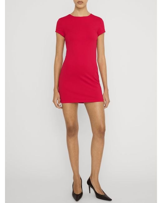 FRAME Pink The Monaco Mini Dress
