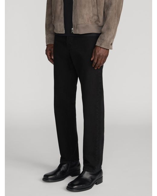 FRAME Black The Straight Jean for men