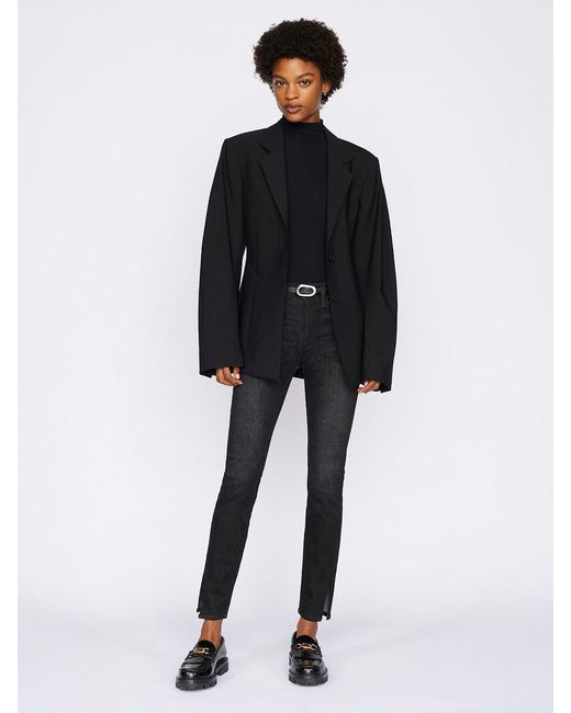 FRAME Black Le Shape High Skinny