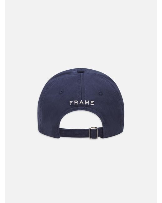 FRAME Blue Ritz Cotton Hat