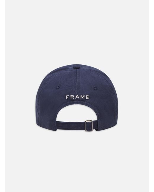 FRAME Blue Ritz Cotton Hat