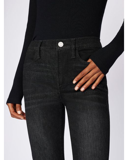 FRAME Black Le Shape High Skinny
