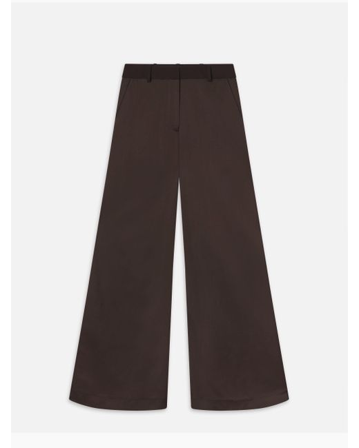 FRAME Brown Wide Leg Trouser