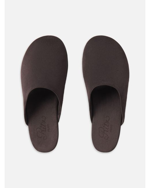 FRAME Blue Ritz Suede Mule