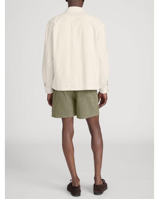 FRAME White Lightweight Shirt Jacket for men