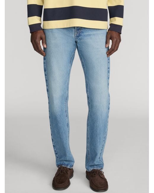 FRAME Blue Sotheby's Straight Jean for men