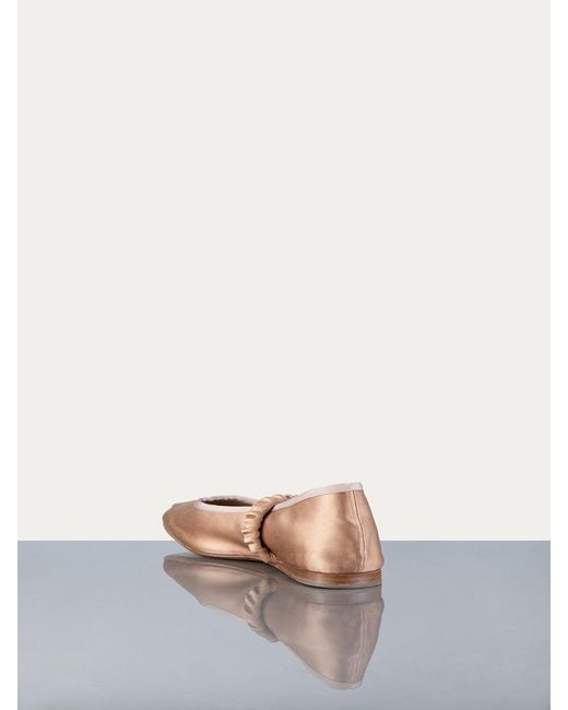 FRAME Natural Odin Ballet Flat