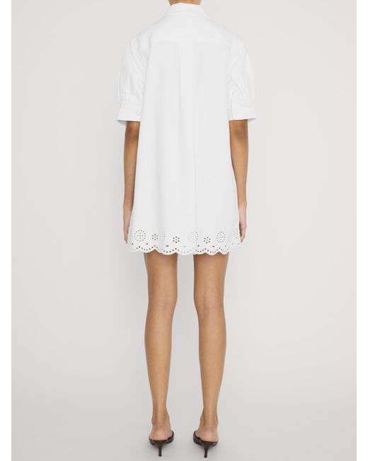FRAME White The Eyelet Play Dress