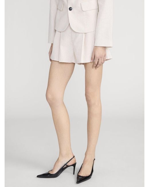 FRAME Natural The Striped Short