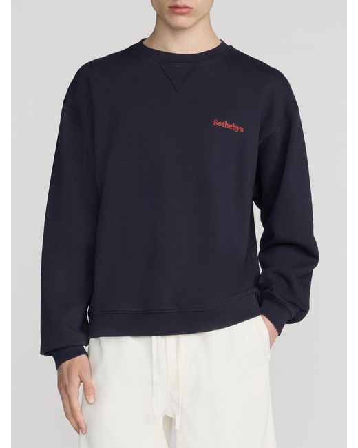 FRAME Blue Sotheby's Sweatshirt for men