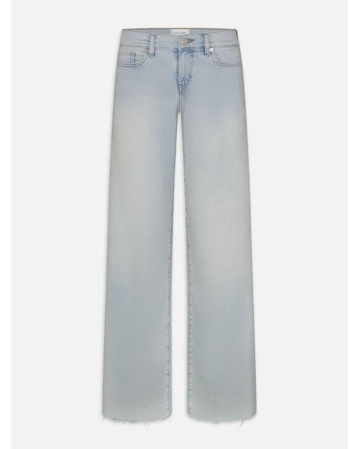 FRAME Blue Low Rise Le Slim Palazzo