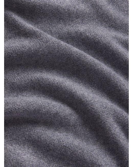 FRAME Gray Zip Up Wool Sweater for men