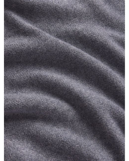 FRAME Gray Zip Up Wool Sweater for men