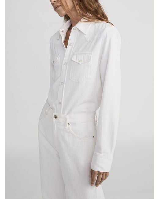 FRAME White The Classic Shirt