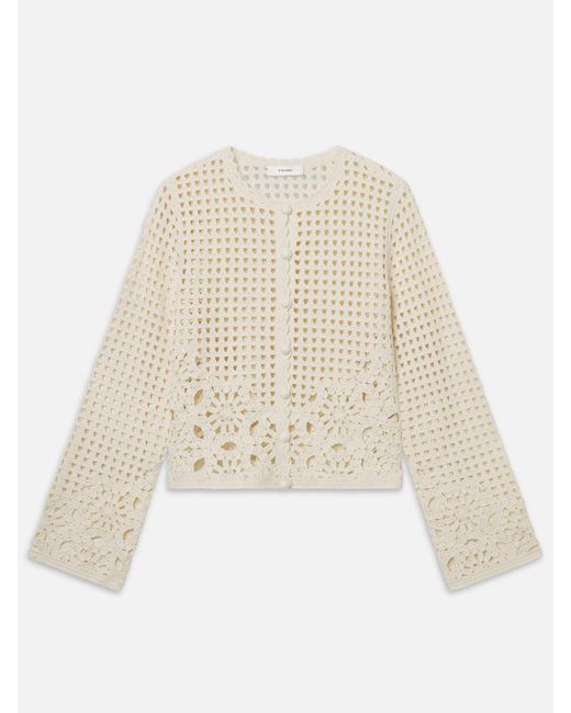 FRAME White The Postcard Cardi