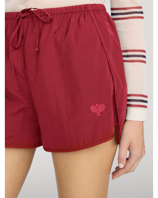 FRAME Red The Tennis Athletic Short