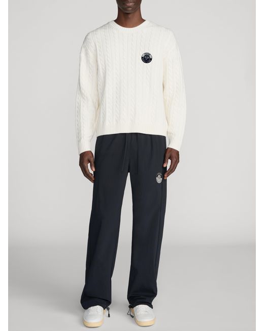 FRAME White Cable Sweater for men