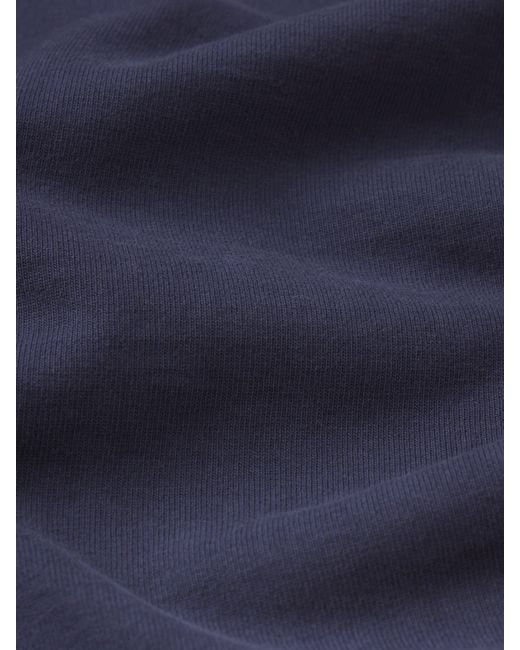 FRAME Blue Rugby Polo Shirt